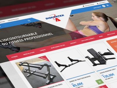 Refonte visuelle du site e-commerce Disportex
