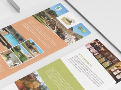 Flyer pour le domaine des Finets
