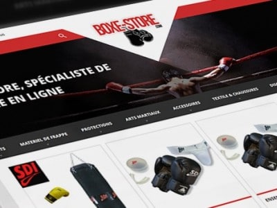 Redesign of E-commerce Store Boxing