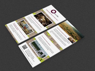 Création d’un flyer pour Oenomobile