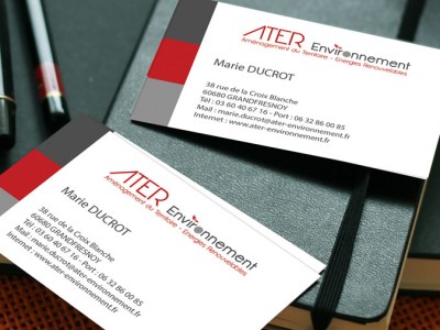 Carte de visite pour Ater Environnement