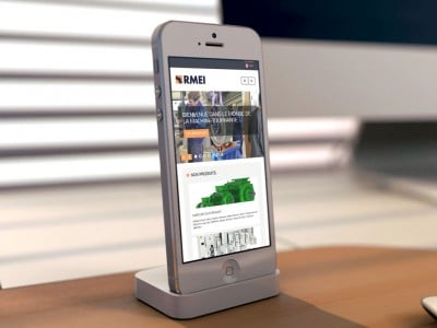 Refonte du site internet de la société RMEI