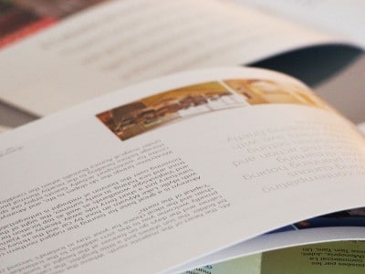 photo d'une brochure brochure