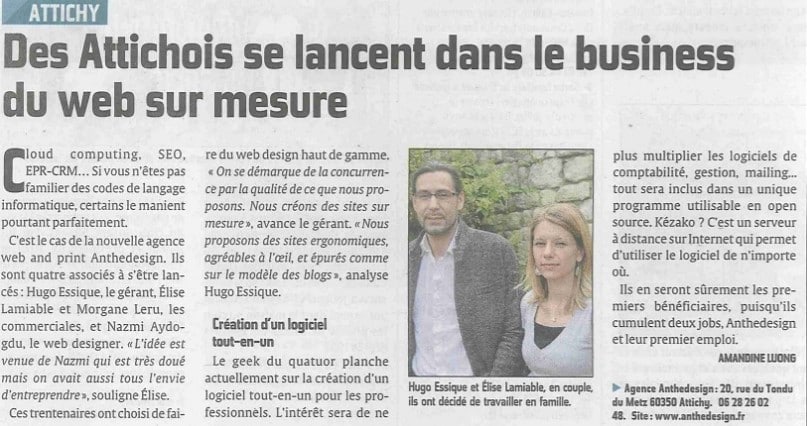 Courrier Picard en Juin 2012 Article Courrier Picard 25-06-2012