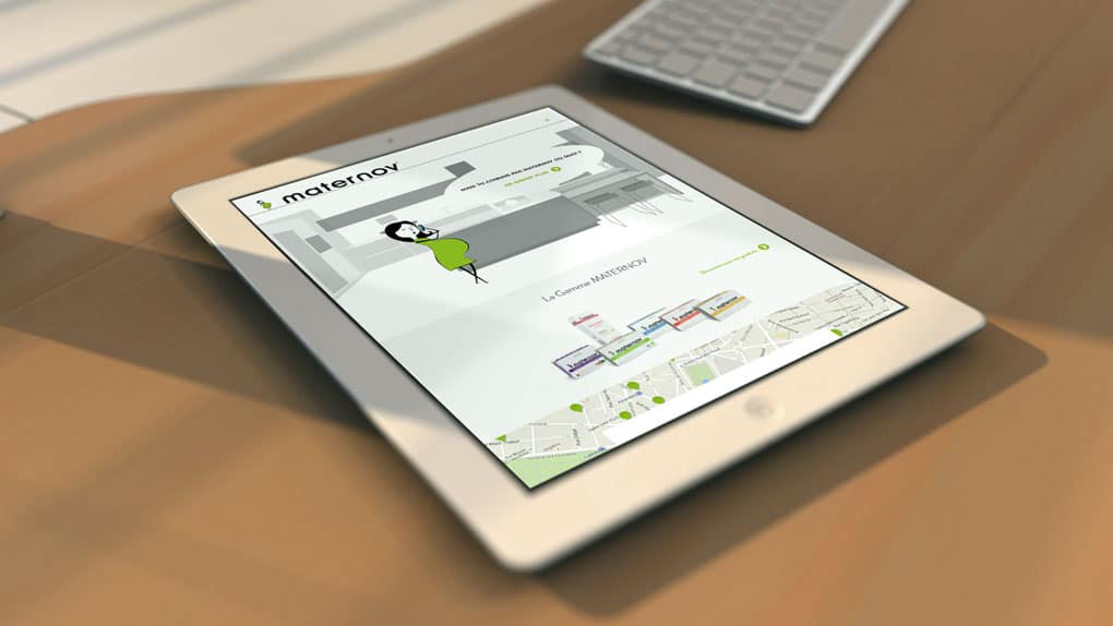Laboratoire-Maternov-iPad-Template-refonte-site-internet Maternov-iPad-Template