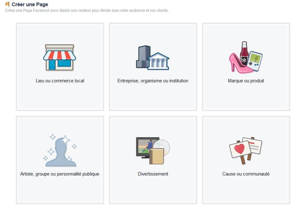 Création d'une page facebook creation-page-facebook
