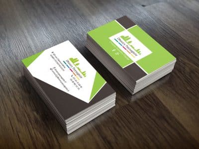 Carte de visite pour l’entreprise Dhoury Paysagiste