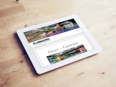 Refonte visuelle et structurelle du site web du Groupe LARBALETIER