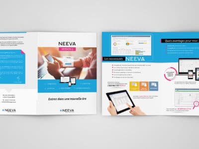 Création d’une plaquette commerciale pour Neeva group