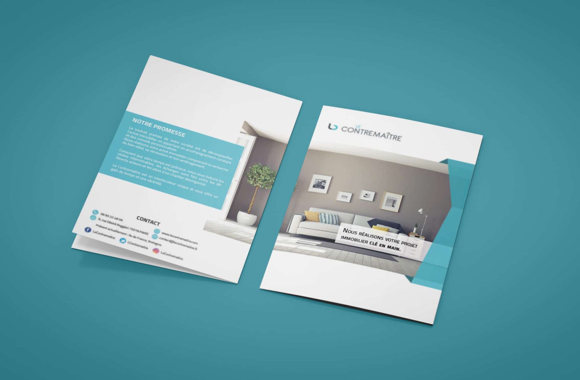 mockup plaquette commerciale le contremaitre mockup plaquette commerciale le contremaitre