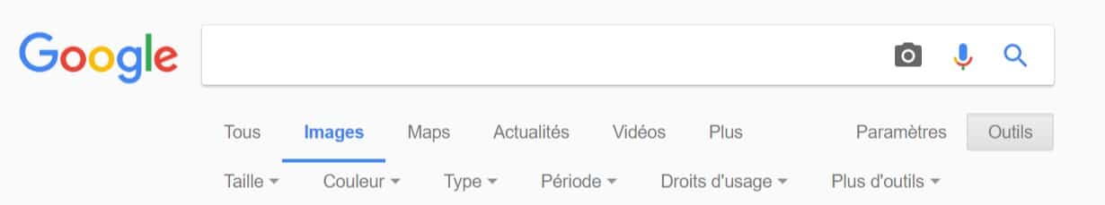 outils google images