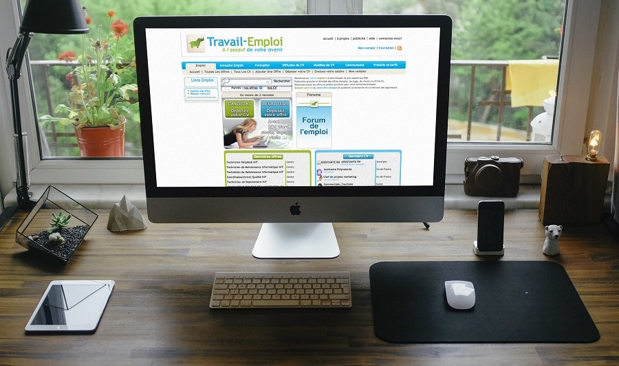 Le site internet de Travail-Emploi avant la refonte