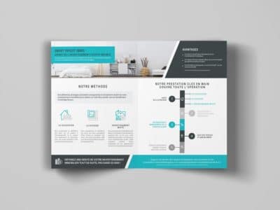 Conception visuelle de la plaquette commerciale Smart Invest Immo