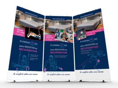 Création de Roll Up pour Le Matelas 365