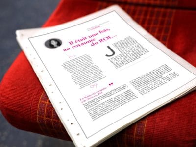 Conception graphique d’une Tribune pour l’agence Presstance