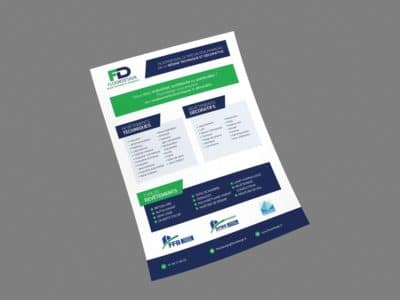 Conception d’une fiche pour l’entreprise Floordesign