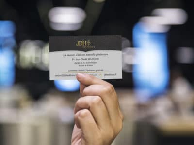 Création d’une carte de visite pour JDH Editions et JDH Consulting