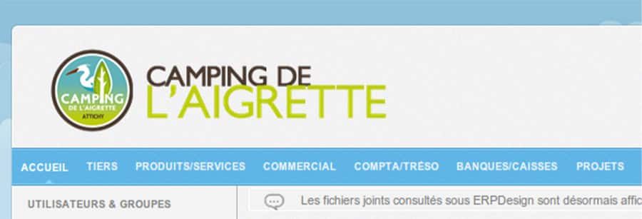 erp design camping de l aigrette
