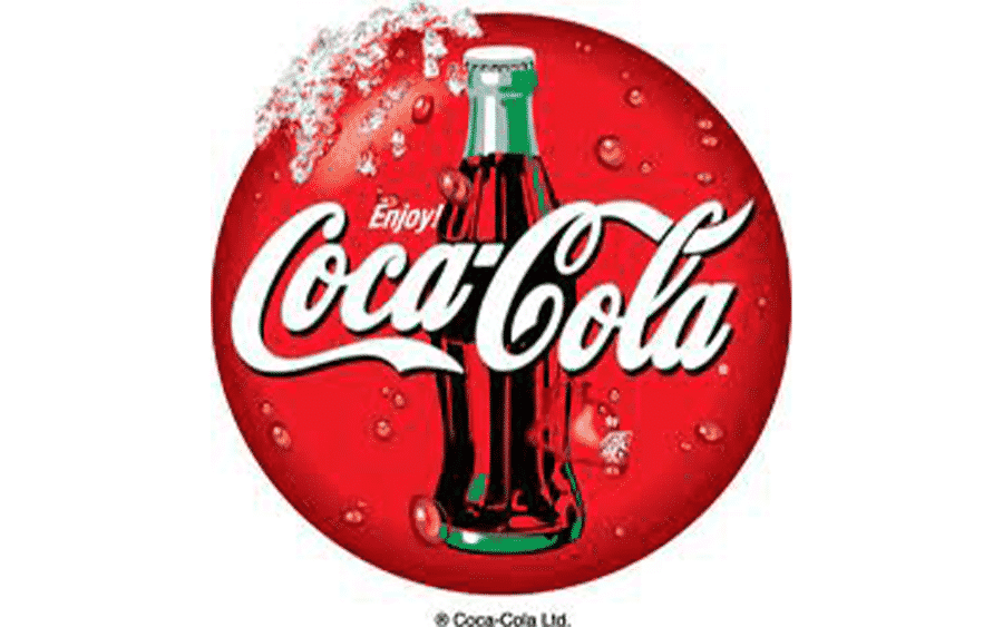 Communication print : le logo Coca-Cola