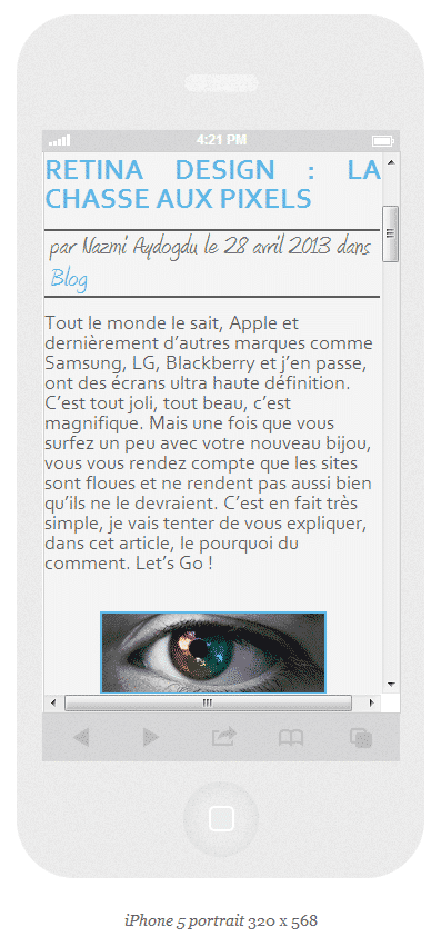 le blog Anthedesign Responsive