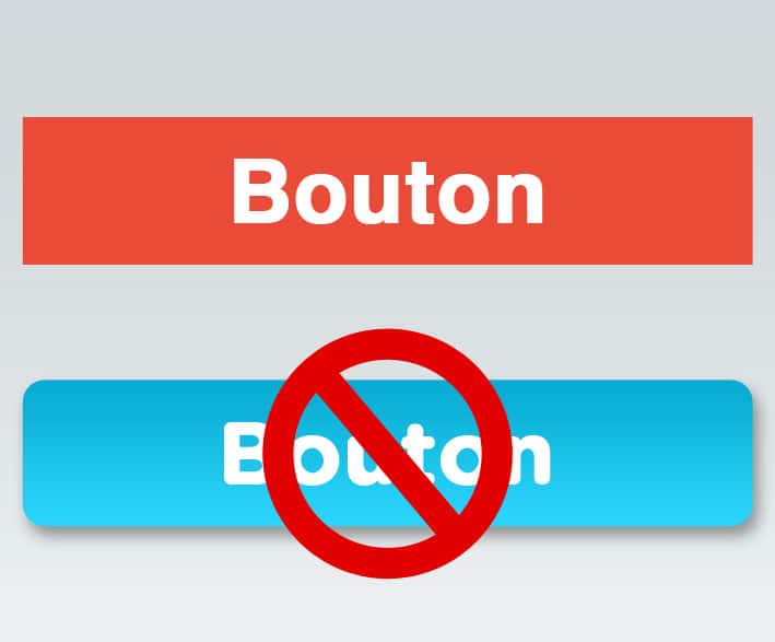 Bouton Flat Design