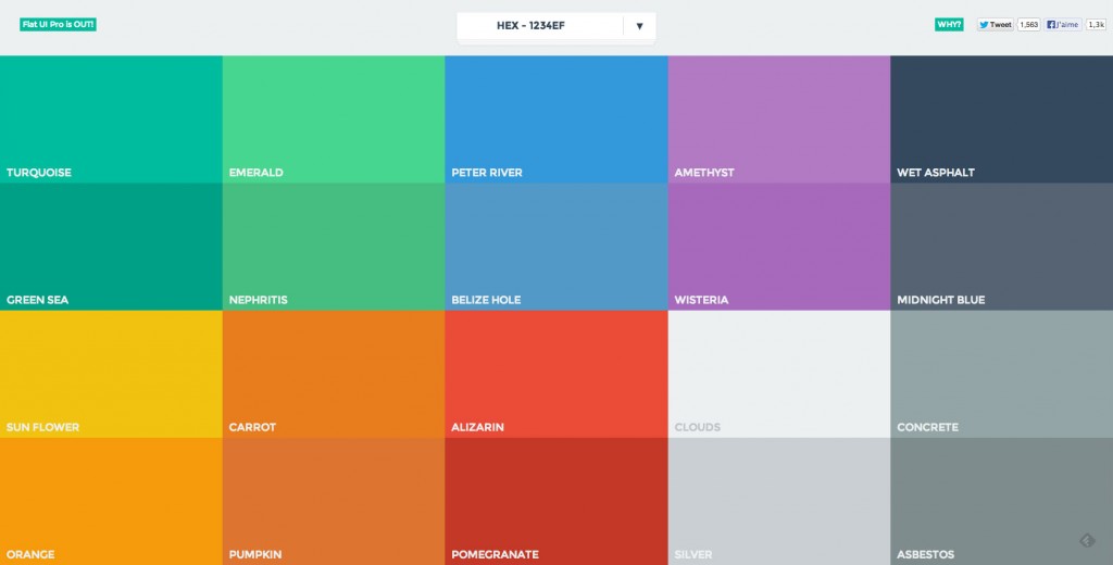 Couleur Flat Design