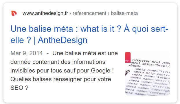 Vue sur Google