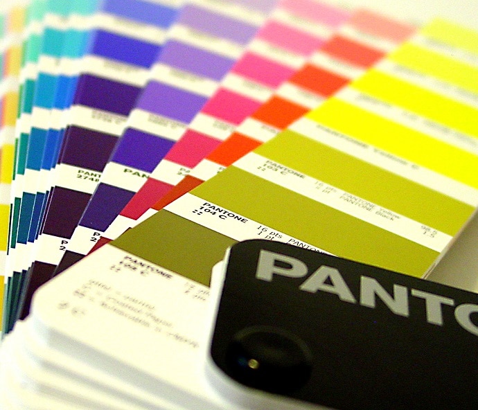 nuancier pantone