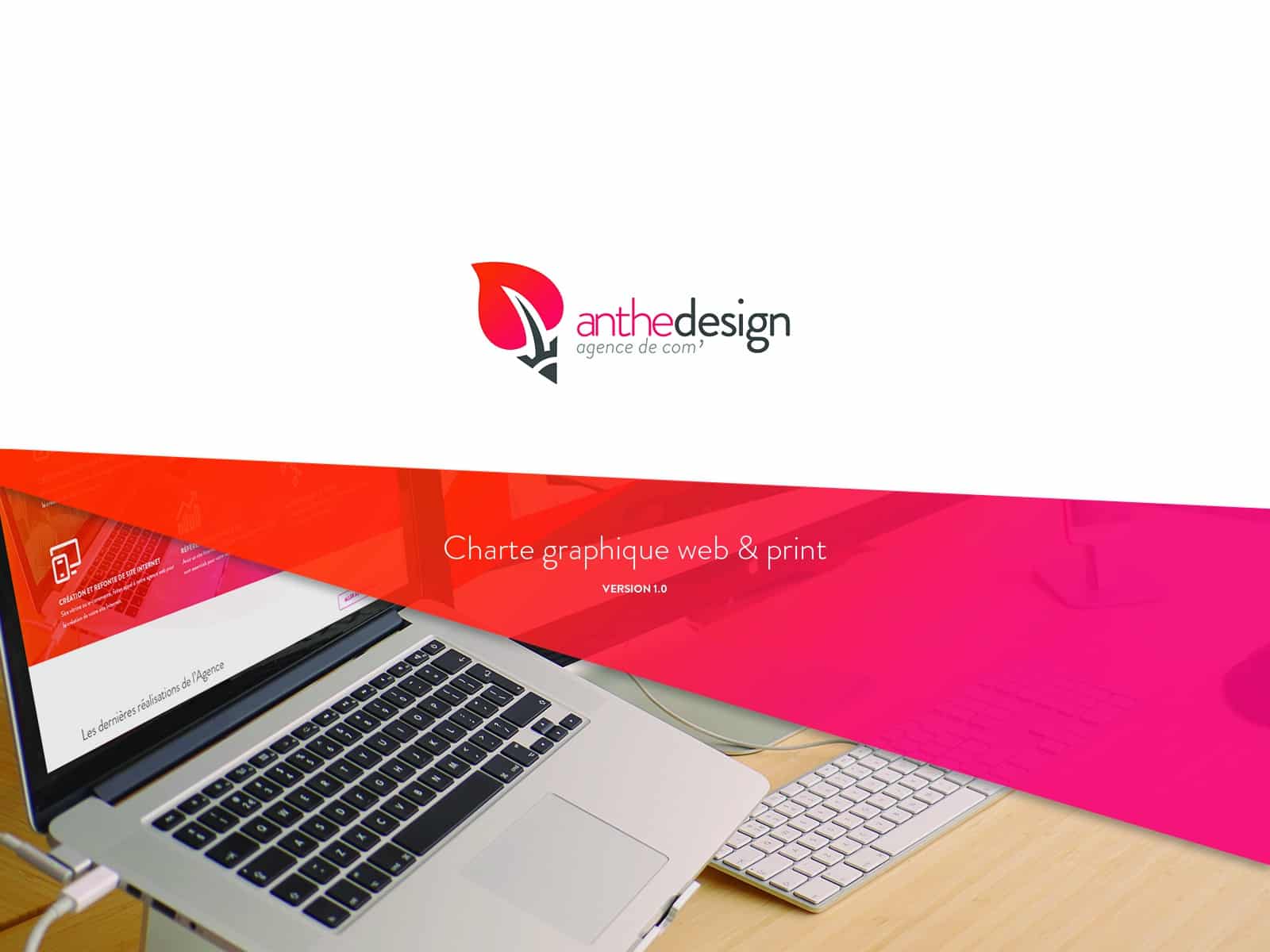 Charte graphique agence web AntheDesign