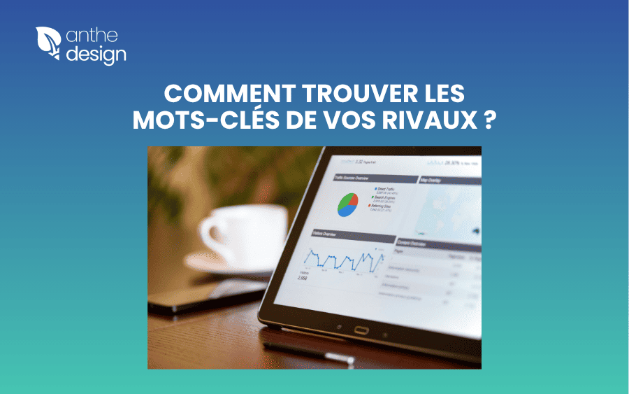 Graphique illustrant l’analyse des performances et des mots-clés SEO