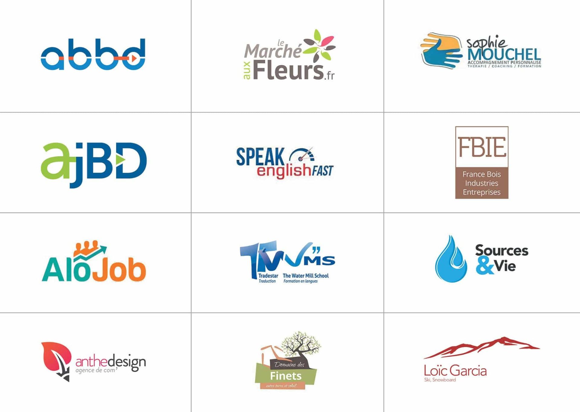 logos d'entreprises