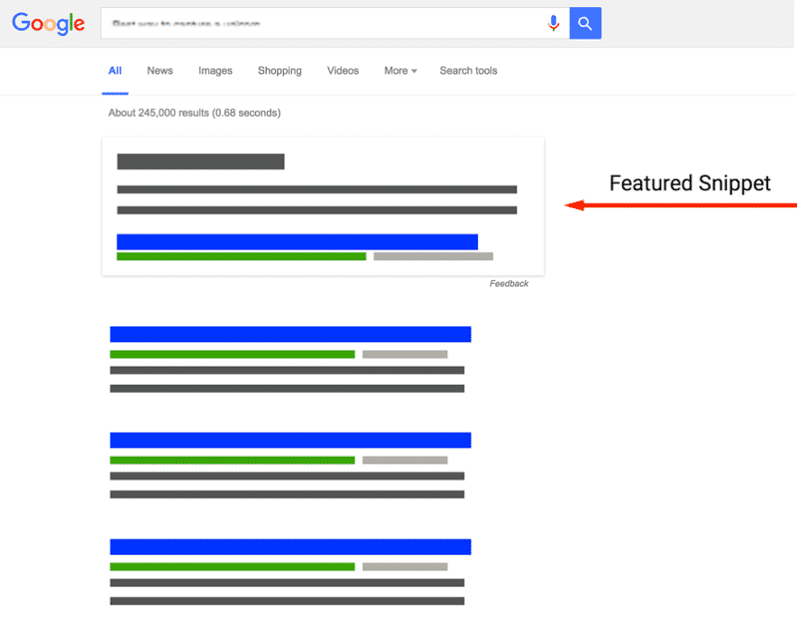 featured snippet