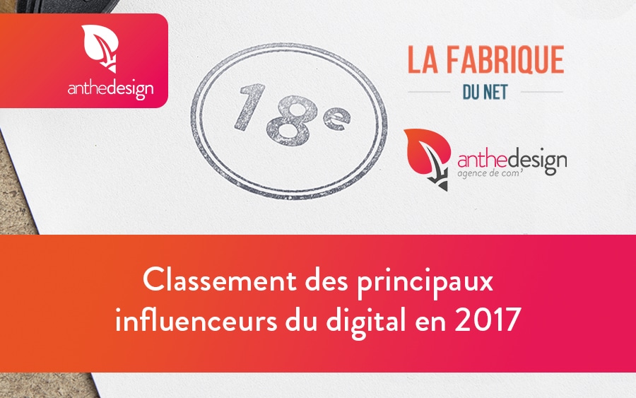 Classement des influenceurs du digital français en 2017