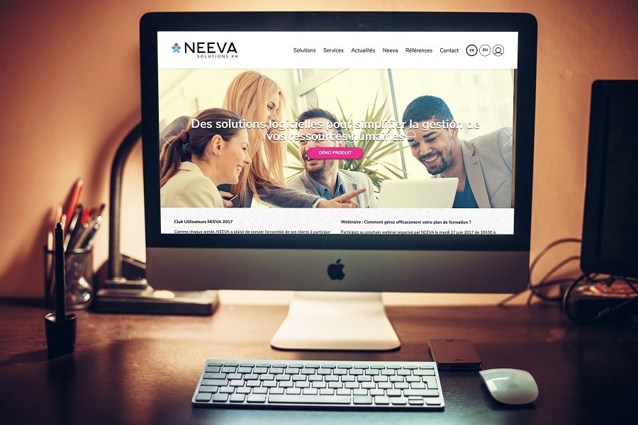 refonte de site web Neeva