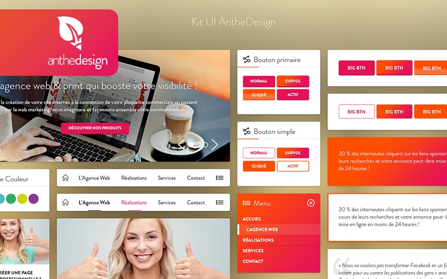 KIT UI AntheDesign