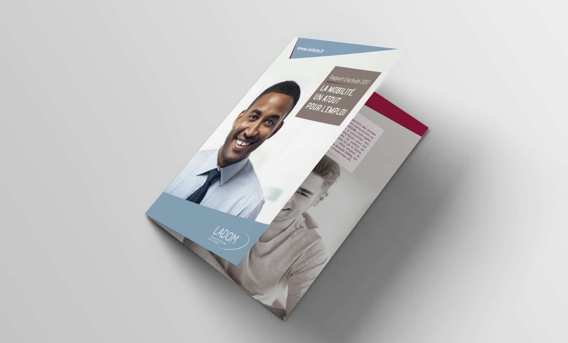 LADOM Brochure Mockup RAPPORT d activité ANNUEL