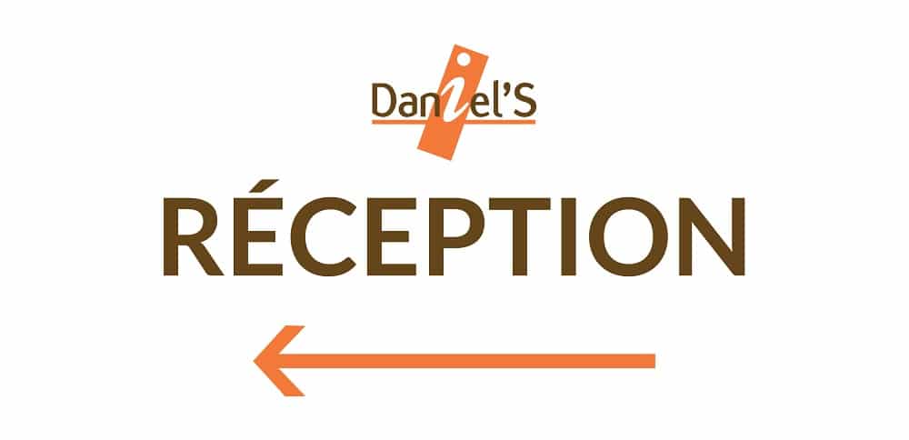 Panneau-PVC-Reception Parquets Daniel's