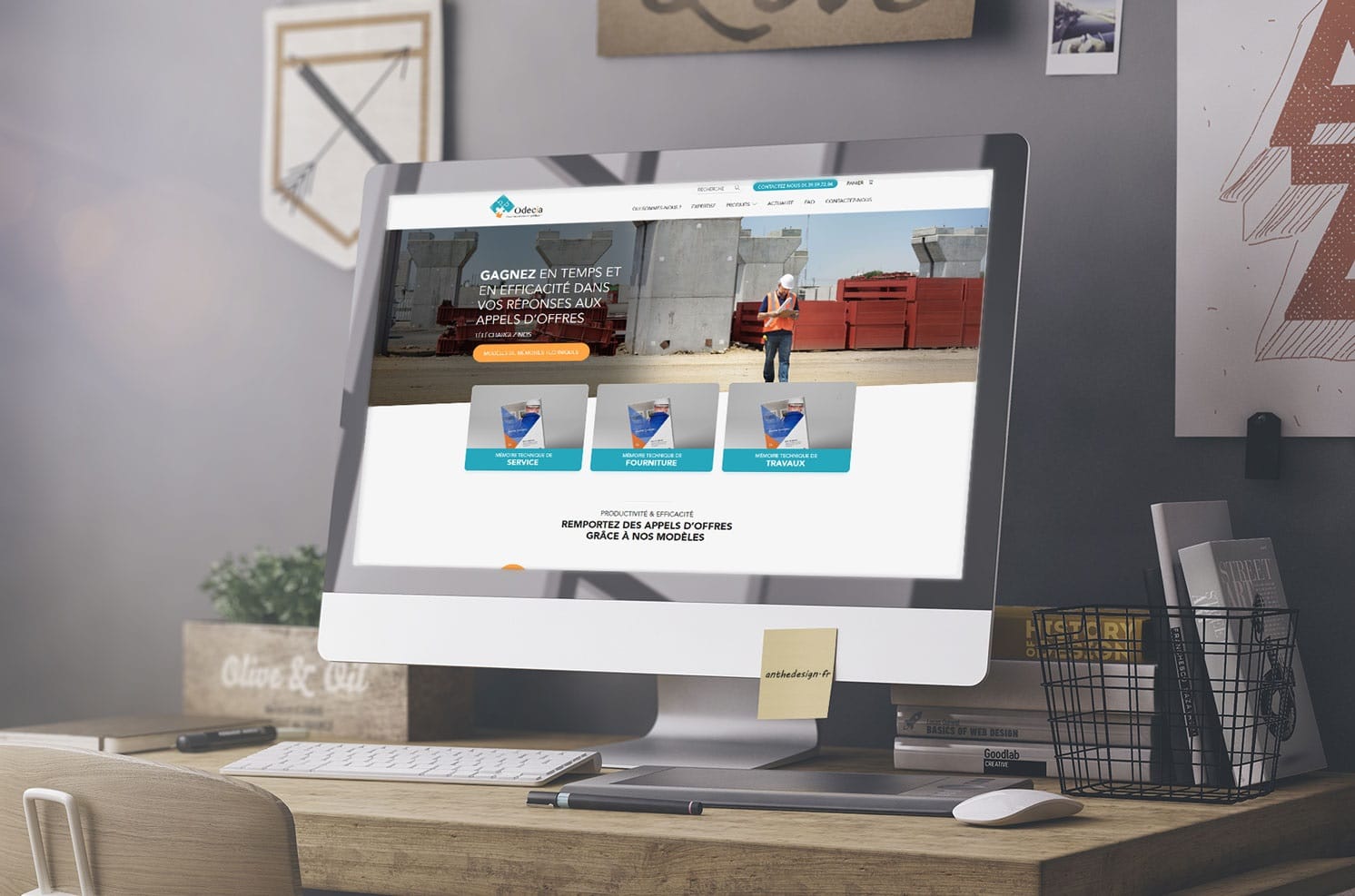 Odecia refonte de site