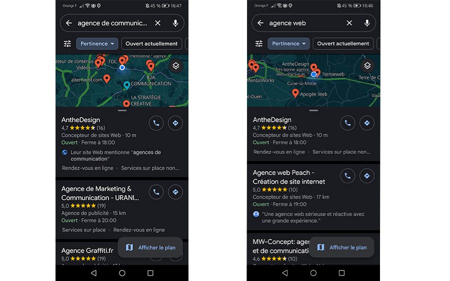 définition référencement local